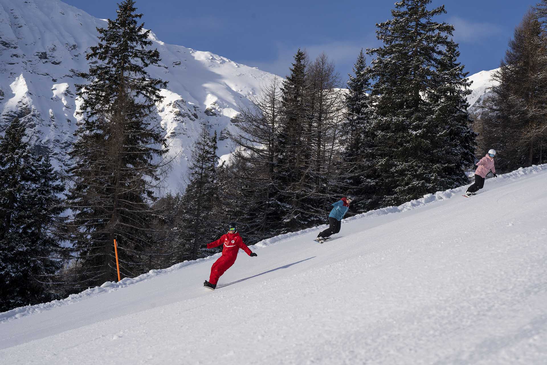 Privatunterricht Snowboard bei der Skischule Churwalden – Technik & Stil